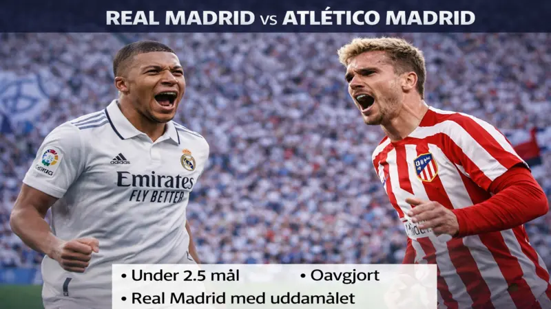 Madrid-derbyt 2026 – analys, form och betting tips